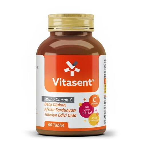 Vitasent Imuno Glucan C Takviye Edici Gıda 60Tablet