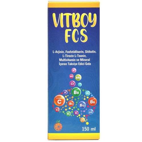 Vitboy Fcs Multivitamin ve Mineral İçeren Takviye Edici Gıda 150 ml