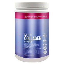 Voonka Multi Collagen Powder Hidrolize Kollajen Tip 1 2 3 Vitamin C 300 gr - Thumbnail