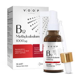 Voop B12 Vitamini İçeren Sprey Takviye Edici Gıda 10 ml - Thumbnail