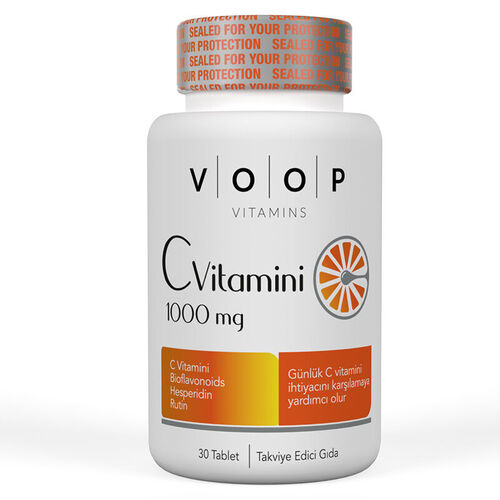 Voop C Vitamini İçeren Takviye Edici Gıda 30 Tablet