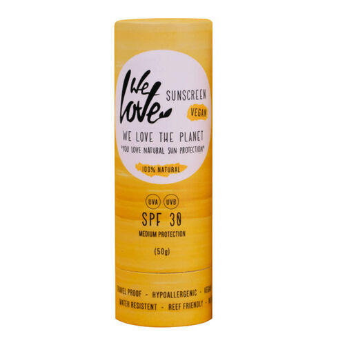 We Love The Planet Natural Sunscreen SPF 30 Stick 50 gr