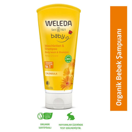 Weleda Calendula Organik Saç ve Vücut Şampuanı 200 ml