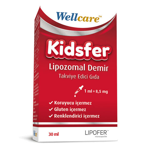 Wellcare Kidsfer Lipozomal Demir 30 ml