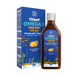 Wellcare Omega 3 Portakal Aromalı Balık Yağı 150 ml - Thumbnail