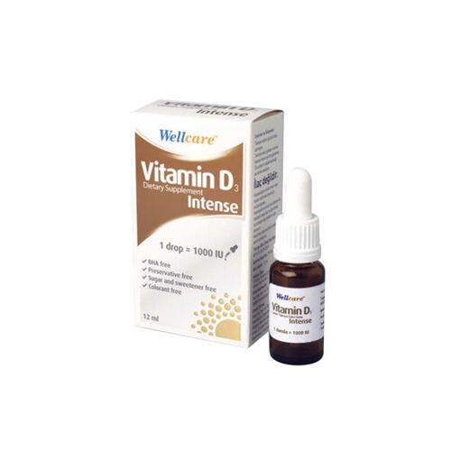Wellcare Vitamin D3 Intense Takviye Edici Gıda 12 ml