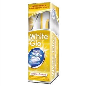 White Glo Sigara Lekeleri için Beyazlatıcı Diş Macunu 150 ml