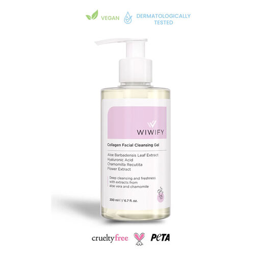 WIWIFY Aloe Vera ve Papatya Özlü Arındırıcı Yüz Temizleme Jeli 200 ml