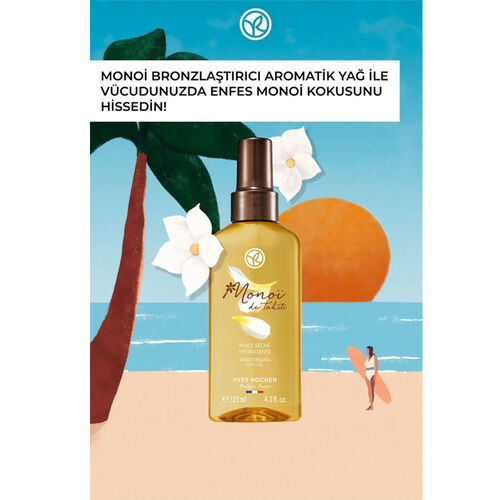 Yves Rocher Monoi Bronzlaştırıcı Aromatik Yağ 125 ml