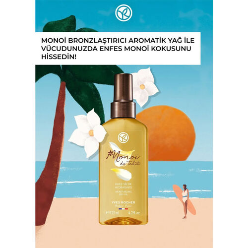 Yves Rocher Monoi Bronzlaştırıcı Aromatik Yağ 125 ml