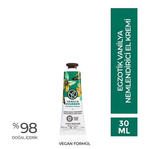 Yves Rocher Nemlendirici El Kremi Egzotik Vanilya 30 ml