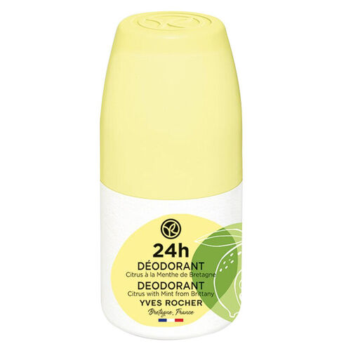 Yves Rocher Unisex Roll-on Deodorant - Organik Nane ve Limon 50 ml