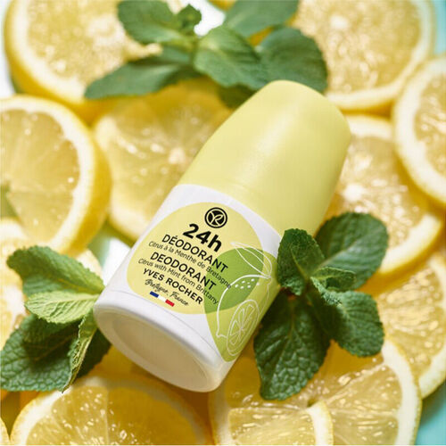 Yves Rocher Unisex Roll-on Deodorant - Organik Nane ve Limon 50 ml