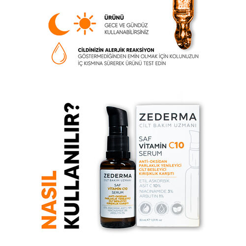 Zederma Saf Vitamin C10 Serum 30 ml