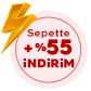 Sepette Ekstra yuzde 55 İNDİRİM