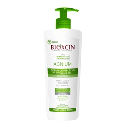 Bioxcin Acnium Sebum Dengeleyici Yüz Yıkama Jeli 500 ml
