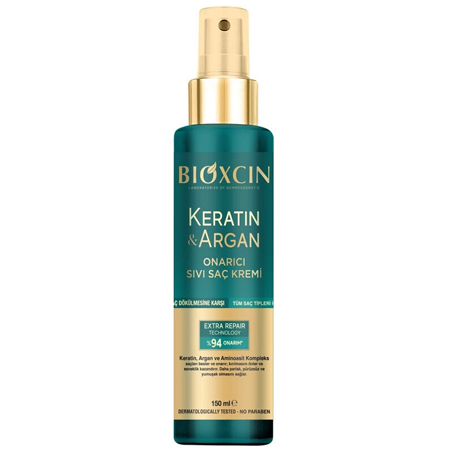 Bioxcin Keratin ve Argan Onarıcı Sıvı Saç Kremi