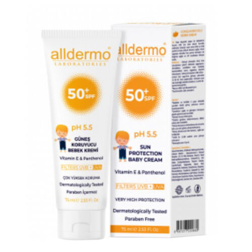 Alldermo - Alldermo pH 5.5 Güneş Koruyucu Krem Spf50+ 75 ml
