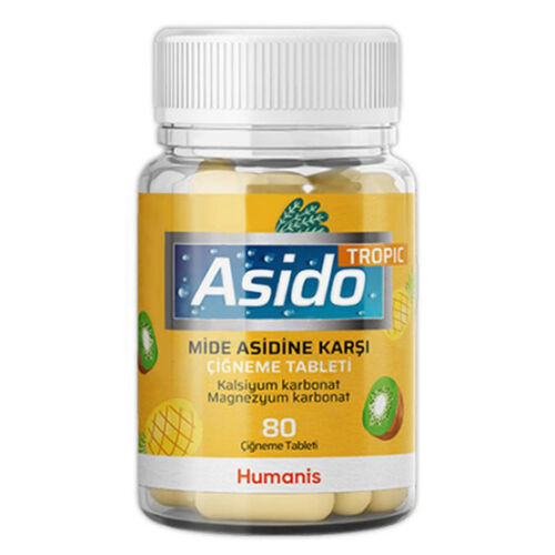 Asido - Asido Tropic Takviye Edici Gıda 80 Tablet