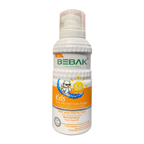 Bebak - Bebak Bebek Spf50+ Yüksek Korumalı Güneş Köpüğü 150 ml