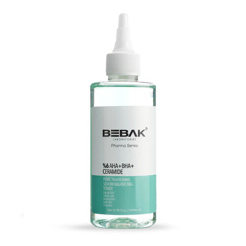 Bebak - Bebak Pharma AHA+BHA Gözenek Sıkılaştırıcı - Arındırıcı Tonik 200 ml