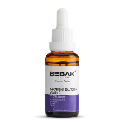 Bebak - Bebak Pharma Kafein ve C vitamini İçeren Göz Çevresi Serumu 30 ml