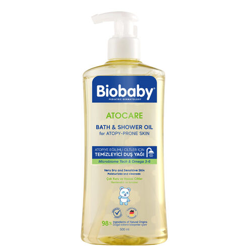 Biobaby - Biobaby Atocare Temizleyici Duş Yağı 500 ml