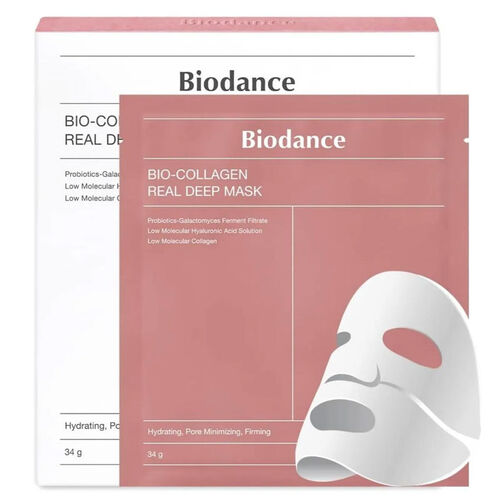 Biodance - Biodance Bio Collagen Real Deep Mask 34 gr - Yüz Maskesi - 4 Adet