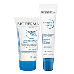 Bioderma - Bioderma Atoderm Hand Cream 50 ml + Atoderm Lip Balm 15 ml SET