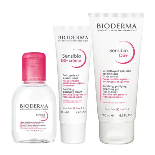 Bioderma - Bioderma Sensibio DS Cream SET Sensibio H2O 100ml