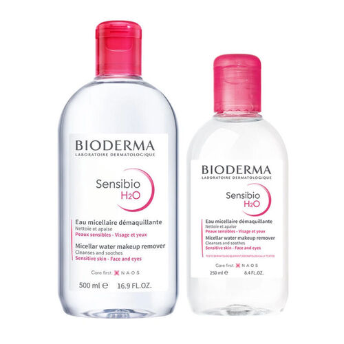 Bioderma - Bioderma Sensibio H2O 500 ml + Sensibio H20 250 ml SET
