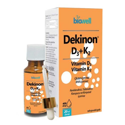 Biowell - Biowell Dekinon D3 + K2 20 ml