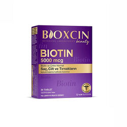 Bioxcin - Bioxcin Biotin 5000 mcg Takviye Edici Gıda 30 Tablet