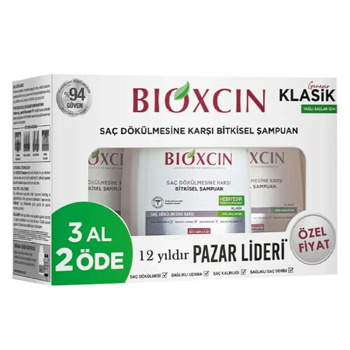 Bioxcin - Bioxcin Genesis 3 Al 2 Öde Yağlı Saçlar İçin Şampuan