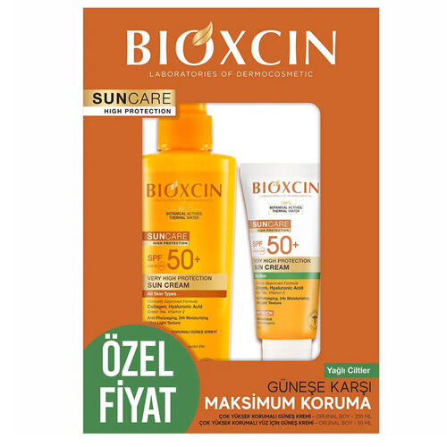 Bioxcin - Bioxcin Güneşe Karşı Maksimum Koruma Seti Yağlı Ciltler