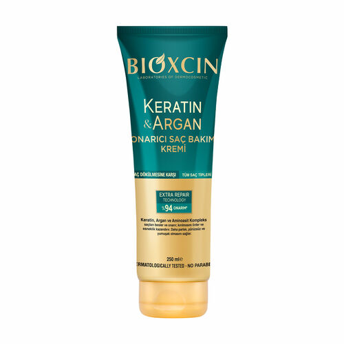 Bioxcin - Bioxcin Keratin ve Argan Onarıcı Saç Bakım Kremi 250 ml