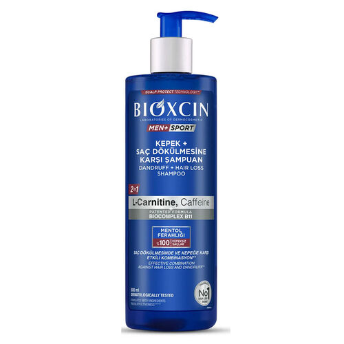 Bioxcin - Bioxcin Men Sport Kepe ve Saç Dökülmesine Karşı Şampuan 500 ml