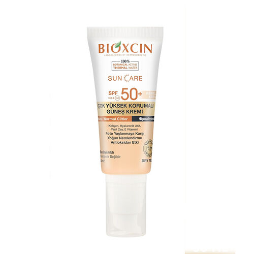 Bioxcin - Bioxcin Sun Care Kuru Ciltler için Güneş Kremi SPF 50+ 50 ml - Renkli