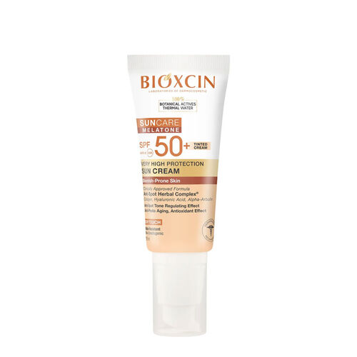 Bioxcin - Bioxcin Sun Care Lekeli Ciltler için Güneş Kremi SPF 50+ 50 ml - Renkli