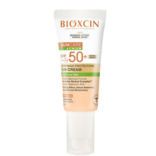 Bioxcin - Bioxcin Suncare Acnium Tinted Spf50+ Güneş Kremi 50 ml