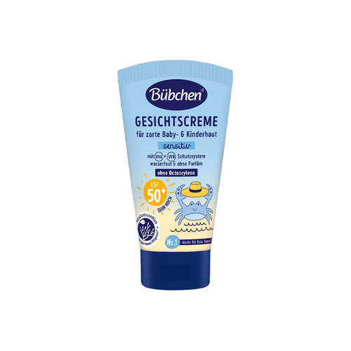 Bübchen - Bübchen Bebek ve Çocuk Hassas Güneş Koruyucu Yüz Kremi SPF50 50 ml