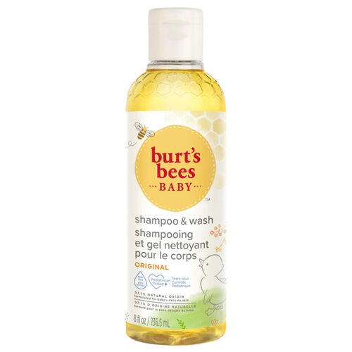 Burts Bees - Burts Bees Baby Bebek Saç ve Vücut Şampuanı 235 ml