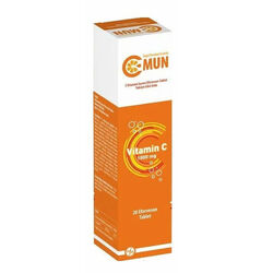 Viador - C-Mun 1000 mg Takviye Edici Gıda 20 Efervesan Tablet