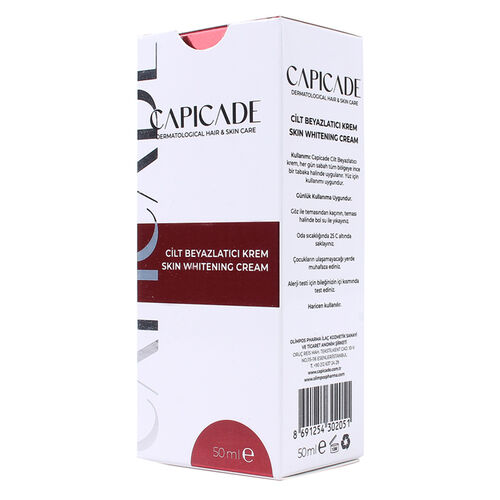 Capicade - Capicade Cilt Beyazlatıcı Krem 50 ml