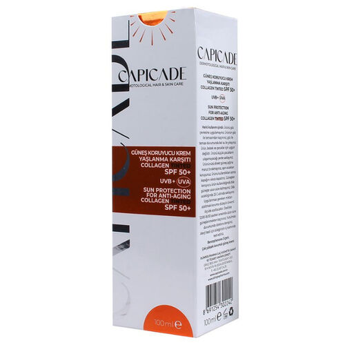 Capicade - Capicade SPF 50+ Collagen Tinted Güneş Koruyucu Krem 100 ml