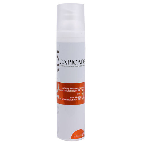 Capicade - Capicade SPF 50+ Hassas Ciltler İçin Güneş Koruyucu Krem 100 ml