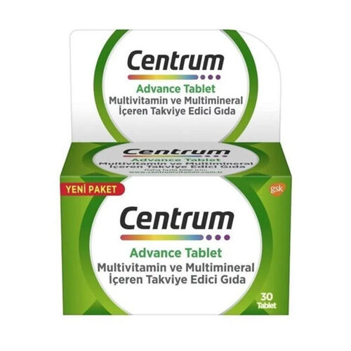 Centrum - Centrum Advance Multivitamin ve Multimineral 30 Tablet