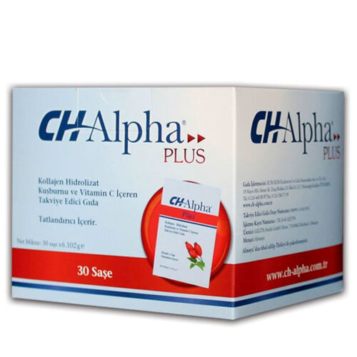 CH Alpha - Chalpha Plus Kuşburnu ve Vitamin C İçeren Takviye Edici Gıda 30 Saşe