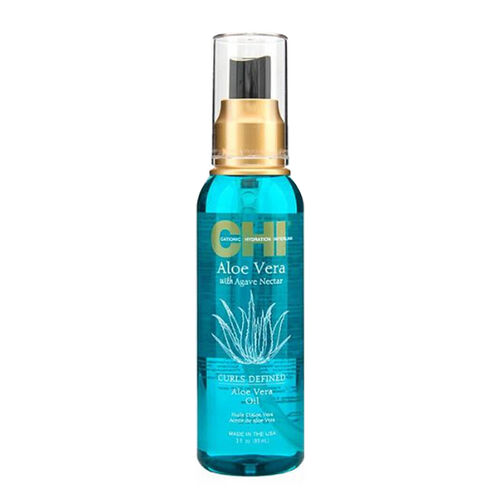 Chi - CHI Aloe Vera Bukle Belirginleştirici Saç Bakım Yağı 89 ml