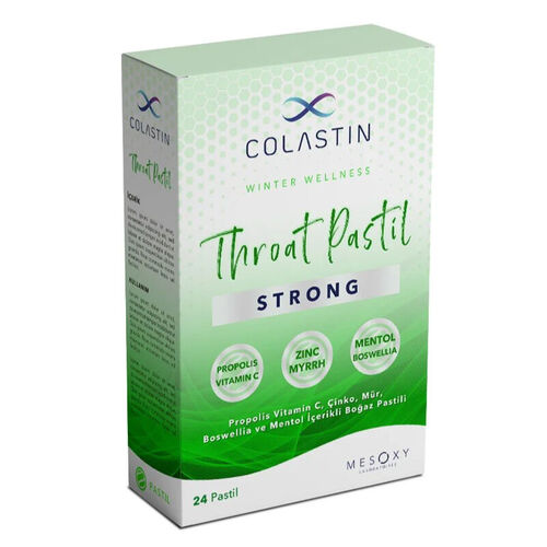 Colastin - Colastin Strong Takviye Edici Gıda Pastil 24 Adet